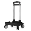 Carriers Foldable Rolling Luggage Cart, Backpack Trolley with Universal Wheels Student/Kid's Roller Attachment for School Bags/Backpacks