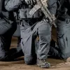 Pantalons tactiques pro Hommes extérieurs imperméables Cargo Joggers Ripstop Multi-poches Genou Protéger Pantalons de combat P40 Airsoft J1cQ #