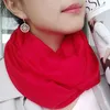 Sarongs Femmes coréennes couleur unie mince long col en mousseline de soie écharpe de protection en soie Snood été femmes douce gaze plage serviette de protection solaire P11 240325
