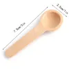 Cuillères 10pcs Mini cuisine en bois assaisonnement miel café cuisson haricots sel épices pots mesure