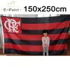 Accessories Big Size Flag of Brazil Clube de Regatas do Flamengo RJ Size Christmas Decorations for Home Flag Banner Gifts