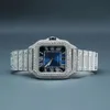Мужские оригинальные новые поступления 2024 брендовые высококачественные роскошные наручные часы из нержавеющей стали в стиле хип-хоп с натуральными бриллиантамиWA6A