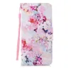 Étuis portefeuille en cuir Flower Totoro pour iPhone 13 12 11 Pro XR XS MAX 8 Galaxy Note 20 Dentelle Papillon Panda Coeur Chat ID Slot Cover1235109