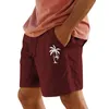 Herr shorts sport bomull linne casual lös pyjamas ficka jogging byxor pantaloner de mujer cintura alta