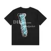 Summerversize Tops for Men Big V drukowane koszulki luksusowe projektanci Tshirt High Street Crew Neck Skarbnik dla młodych