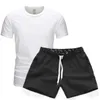 Summer Mens Thirt Shorts Suit Men Sports Print