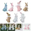 Garden Decorations Realistic Figurine Sculpture Easter Decoration Model Animal