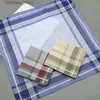 Handkerchiefs Hot Cotton Play Handkerchief Square Pocket Mens Handker Christmas Party Portable Towel Zakdoeken Fazzoletto Hanky Y240326