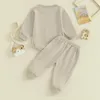 Kleidungssets für geborene Babys, Mädchen, Jungen, Kleidung, 0, 3, 6, 9, 12, 18, 24 Monate, Herbst und Winter, langärmlig, Strampler, Sweatshirt und Hosen