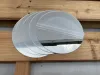 鏡200mm直径セルフ接着剤シルバーアクリル壁ステッカー、クラスルームのベビーキッズのための非ガラス安全鏡