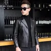 2020 New Men Autumn Winter M-4XL Slim Aviati Genuine Leather Jacket Male Real Sheepskin Motorcycle Outwear D70 52tX#