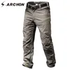 ix8 City Hiking Waterproof Military Cargo Pants Men US Army Soldier SWAT Combat Pants Man Pocket Cott Windproof Tactical Pants 33ni#