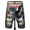men's Jeans Ripped Shorts 2023 Summer New Fi Casual Vintage Slim Fit Denim Shorts Male Brand Clothes v7Gt#