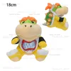 Plush Dolls 16 Styles Bros Plush Toys Princess Peach Yoshi Egg Bowser Yellow Star Stuffed Animal Doll Baby Birthday Christmas Gifts T240325