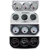 Automotive Instrument Modification Black Triple Water Temperatur Fahrenheit Oil Pressure PSI Voltmeter