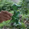 Bong en verre animaux Dab Rigs narguilé dinosaure Alien 6,7 pouces verre petit tuyau d'eau barboteur