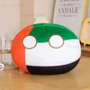 Pluche poppen 10-40 cm Polandball knuffelpop Landbal UN VS USSR FRANKRIJK RUSLAND VK KR JAPAN EU CANANDA ITALIË Gevuld kussen Hanger Jongen T240325