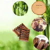 Tvålrätter naturligt bambu trä träfack hållare förvaring rack platta lådan behållare bad lt764 droppleverans hem trädgård badrum acce otu8x