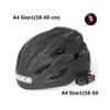 Casques de cyclisme Casque de vélo intelligent pour homme femmes enfants vélo rechargeable USB LED lumière vtt scooter électrique livraison directe Dhrus Otg2X