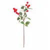 Decorative Flowers Lychee Life Artificial Christmas Red Berries Multi Type Foam Branches For DIY Wreath Supply Xmas Tree Decor