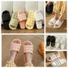 Pantoufles Accueil Chaussures GAI Diapositives Chambre Salle De Douche Chaud En Peluche Salon Softs Portant Des Pantoufles En Coton Ventiler Femme Homme Rose Blanc