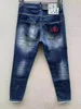 kvinnor svart staplade byxor män mager designer jeans vintage tvätt fast blå rak passform lång casual denim byxor vår sommar streetwear