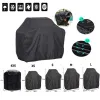 Grills 5 Size BBQ Grill Barbeque Cover AntiDust Waterproof Weber Heavy Duty Charbroil BBQ Cover Outdoor Rain Protective Barbecue Cover