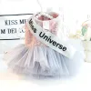 Dresses Pet Dog Clothes Miss Universe Dress for Dogs Clothing Cat Small Cute Sweet Winter Warm Velvet Girl Chihuahua Pet Products 2023