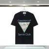 T-shirts pour hommes T-shirts d'été de style marocain Club de tennis T-shirt imprimé pour hommes et femmes Street Casual Coton à manches courtes