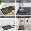 Bath Mats Basketball Court Foot Mat Kitchen Shower Door Sport Quick Dry Fashion Bathroom Waterproof Anti Slip Toilet Pad