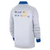 Herren''BBrooklyn''Nets''White City Showtime Thermaflex Jacke mit durchgehendem Reißverschluss