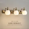 Wandlamp Gouden Spiegel Frontlampen LED Toiletkast Licht Badkamer Slaapkamer Dressoir Make-up Sconces Verlichtingsarmaturen