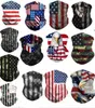 3D American National Flag Printing Mask Mask Bandana дышащая половина лица маски для шарфа езда на голову езда на велосипеде УФ -пыли защита от ветра MAS2367149