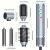 Negative Ions Dryer, 5 in 1 Hair Styler Hot Professional High Speed Blow Dryer Brush Automatic Curling Iron Air Curler