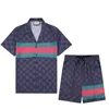 Estate da uomo Tute da uomo Camicie firmate Pantaloni da spiaggia Set Moda 2024 Hawaii Stampa floreale Camicia casual da uomo Slim Fit Manica corta da spiaggia Pantaloncini da spiaggia