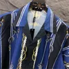 24SS Mens Designers Suit Suit Set Luxury Classic Fashion Shirts Tracksuits Paneaple Print Shirt Suit Suit Suit #002