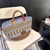 Tote Bag Designer Beach Bag Summer Colorful Woven Vacation Bag Shopping Bag Mommy Bag Tagi Bag Handbags Straw Totes