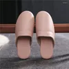Pantoufles de Couple Mules neutres pour femmes, chaussures à bout rond, plates d'intérieur, couleur unie, grande taille, printemps automne