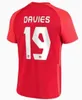 Nueva camiseta de fútbol de Canadá Maillot de Foot 2024 Copa América Copa Kit para niños 2025 Camiseta de fútbol del equipo nacional canadiense 24/25 Versión de jugador visitante BUCHANAN DAVIES DAVID