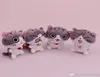 Cat Meow Collection Cheese cat Plush toys cartoon cat Stuffed Animals 8cm 10cm for children Christmas gift home dec key chain2667640