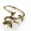 Rücken Ohrringe Vintage Drachen Ohrclips Manschette für Männer Frauen Femme Tier männlich Schmuck