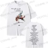 T-shirts voor heren Rapper Bad Bunny Nadie Sabe Lo Que Va A Pasar Maana Album T Mannen Vrouwen Katoenen T-shirt Korte Slve T-shirt Oversize T-shirts T240325