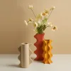 Vases Nordique en céramique fleur Vase créatif bureau pièce maîtresse Vases maison bureau Restaurant table décoration ornements accessoires