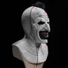 Maschere Arte La Maschera da Clown Terrifier Costume Cosplay Terrore Maschere da Clown Maschera a pieno facciale Maschera per adulti Festa di Carnevale di Halloween