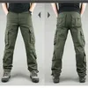 Pantalon cargo pour hommes de style militaire fi Casual multi-poches Pantalon militaire tactique Printemps Pantalon armée Cott Hommes 8 poches K8bR #