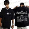 T-shirts pour hommes Rapper Juice Wrld 999 Imprimer T-shirts Hommes Femmes Tendance Hip Hop Short Slve T-shirts Mode d'été Vintage T-shirt surdimensionné T240325