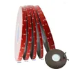 Window Stickers 33m/Roll Gray Double-sided Tape 5/8/10/12mm Automobiles Acrylic Adhesive Strong Foam Red Film Car 1mm