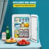 Холодильники Морозильники Мини-холодильник Портативный холодильник-нагреватель на 10 литров AC/DC крем для ухода за кожей стильный внешний вид компактный хладагент легкий красота Q240326