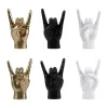 Heykeller Rock Geste heykeli Yaratıcı Seni Seviyorum El Heykel Rock and Roll Müzik Hareketi Reçine Heykel Süsü Ev Masaüstü Dekorasyon