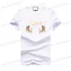 Herr t-shirts 2023 män s kvinnor designer t skjortor kort sommar mode avslappnad med varumärkesbrev broderier toppkvalitet varumärkesdesigners kläder 85 mode81 t240326